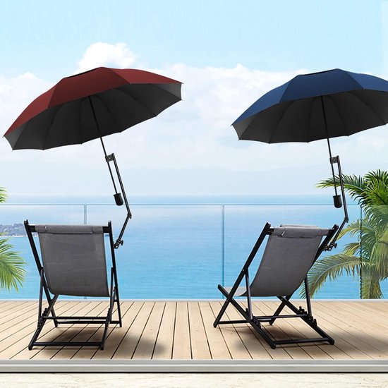 Parasol Universel Poussette 360° | Protection UV Pluie | Pare-soleil Portable Chariot Fauteuil Roulant