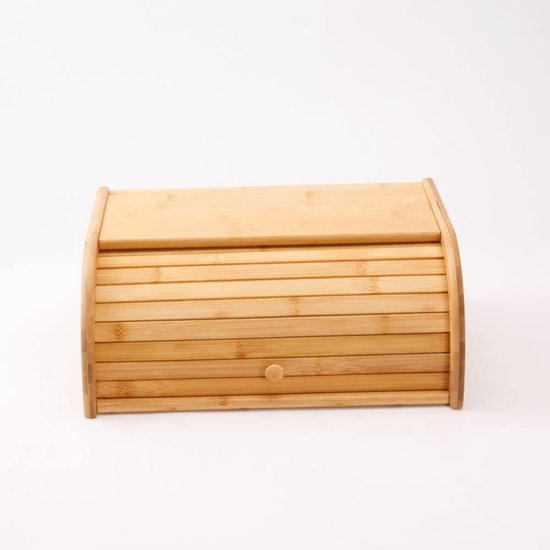 Boîte à pain en Bamboe avec couvercle coulissant - Boîte à pain Luxe et durable pour pain frais