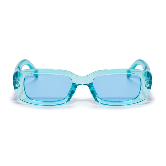 Freaky Glasses - Zonnebril classic model - Festival bril - Techno - Rave glasses - Heren - Dames - Transparant blauw van Freaky Glasses — afbeelding 3