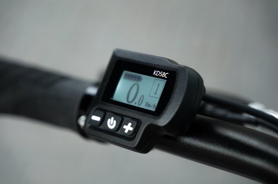 EZWLZ Elektrische Fiets Forenz L - Actieradius 80 km - Yamaha Achterwielmotor - Hybride E-Bike - Panasonic batterij - LCD Display - Zand/Matt — afbeelding 3