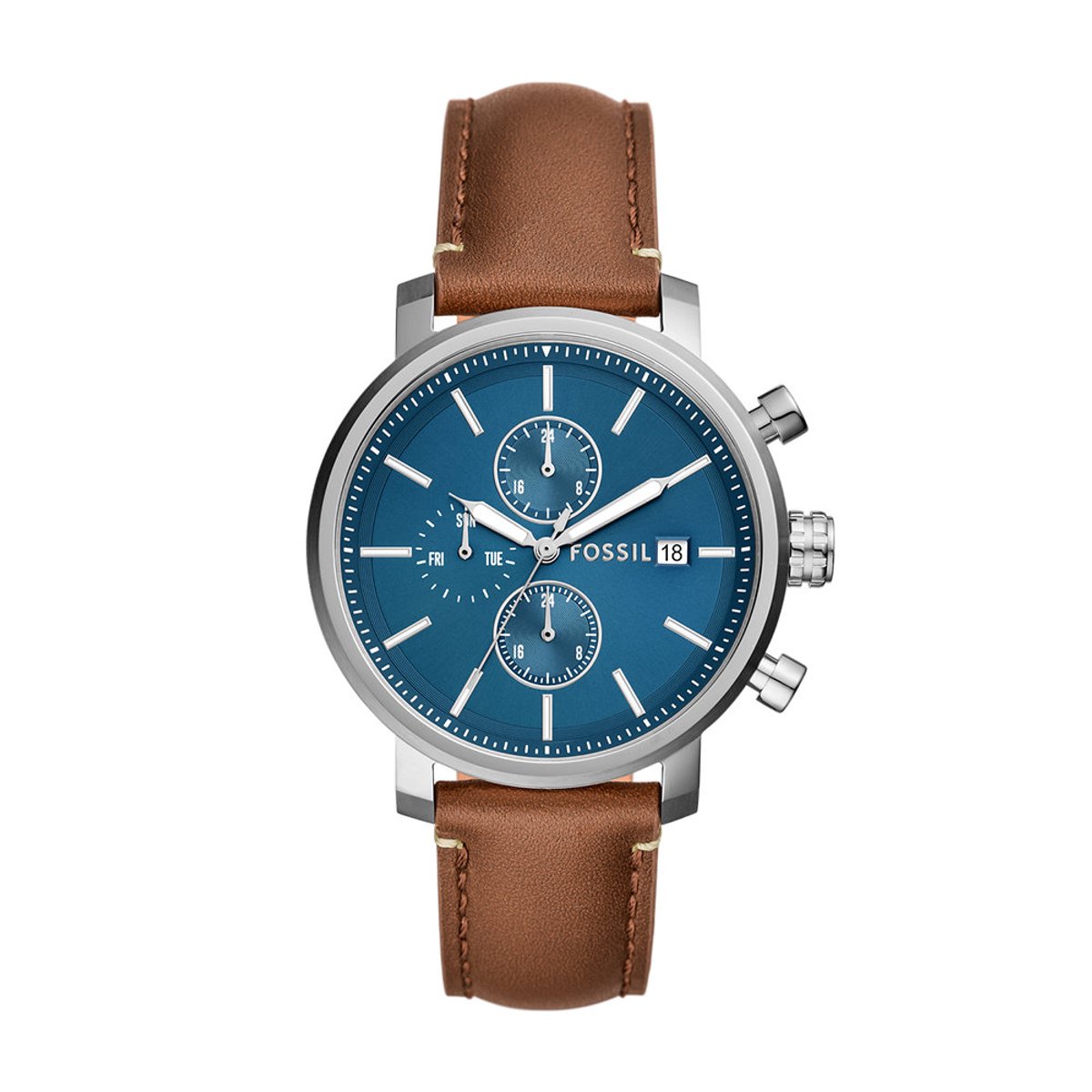 Fossil RHETT heren horloge 42mm - Blauw