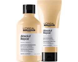EVO L'Oréal Professionnel Absolut Repair Shampoo 300ml & Conditioner 200ml – Versterkende en herstellende formule - Voor droog en beschadigd haar - Routine