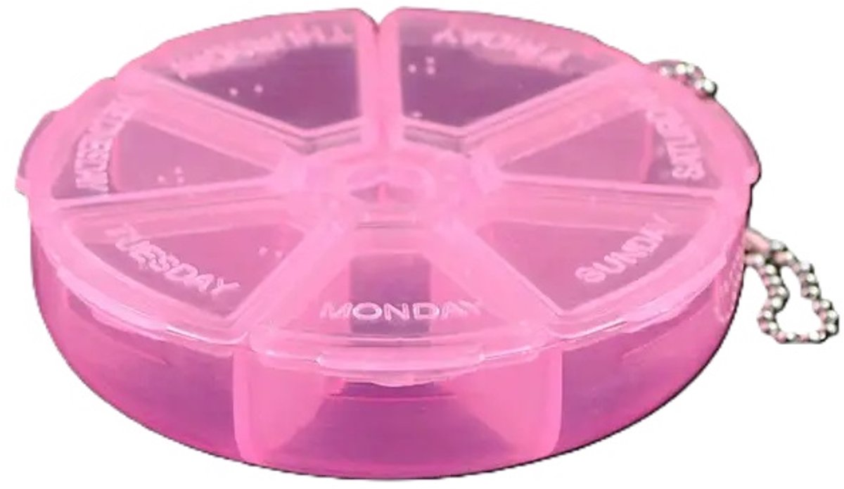 Goedkoopste Pillendoosje I Pillendoos I Medicijn doosje I Tablet Dispenser I Pil Box I 7 dagen I Roze