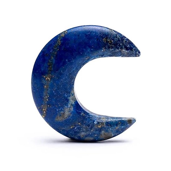 Maanvormige edelsteen lapis lazuli
