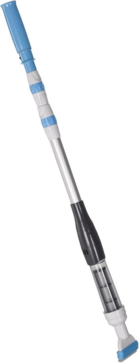 Draadloze zwembad stofzuiger met telescopische steel en verstelbare borstel
