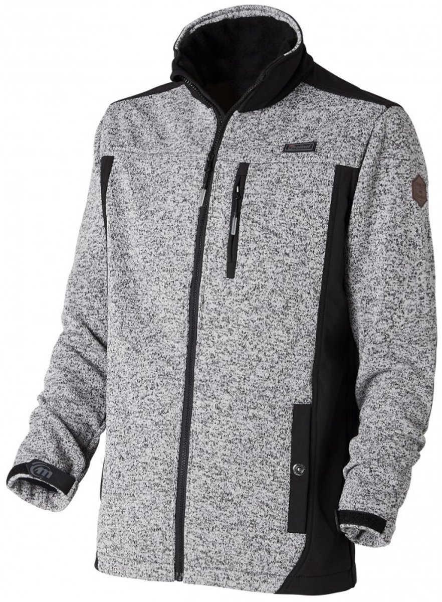softshell-vest- -heren-men Grijs