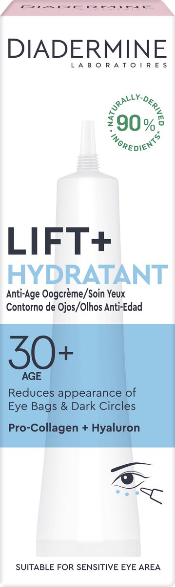 Bol.com Diadermine Lift + Hydratant Oogcontourcrème - 15ML aanbieding