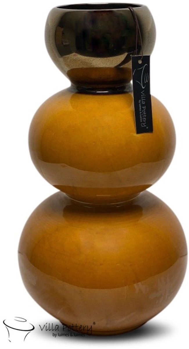Villa Pottery Andes Duo Goud Geel 22x41