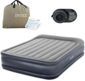 Bol.com Intex Queen Deluxe Pillow Rest Luchtbed met ingebouwde pomp - 203x152x42 cm aanbieding