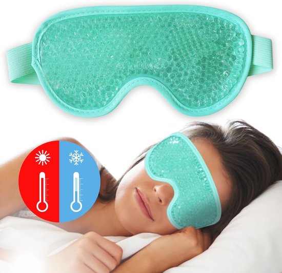 Koud en warm gelmasker voor vermoeide ogen - Herbruikbaar oogmasker tegen zwellingen en donkere kringen