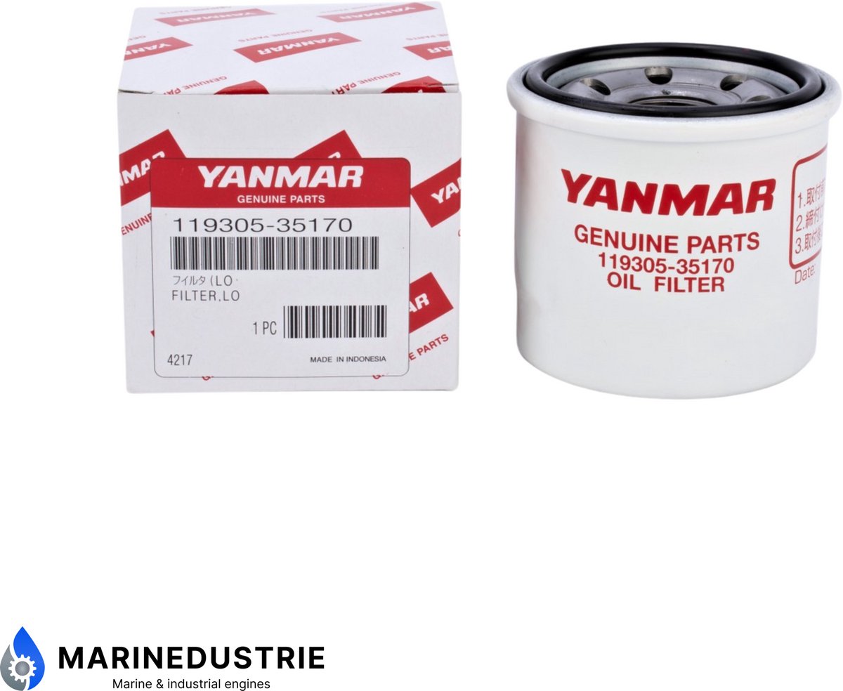 Yanmar Oliefilter - 119305-35170 1GM 2GM 3GM 2YM 3JH2E 3JH3E 3JH4E