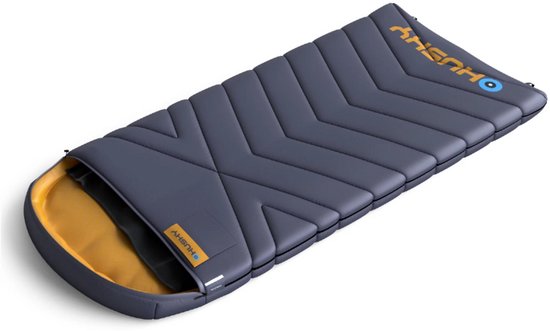 Husky dekenslaapzak Gizmo 2024 -5°C Dark Blue 220 x 90 cm - Blauw met oranje van Husky — afbeelding 4