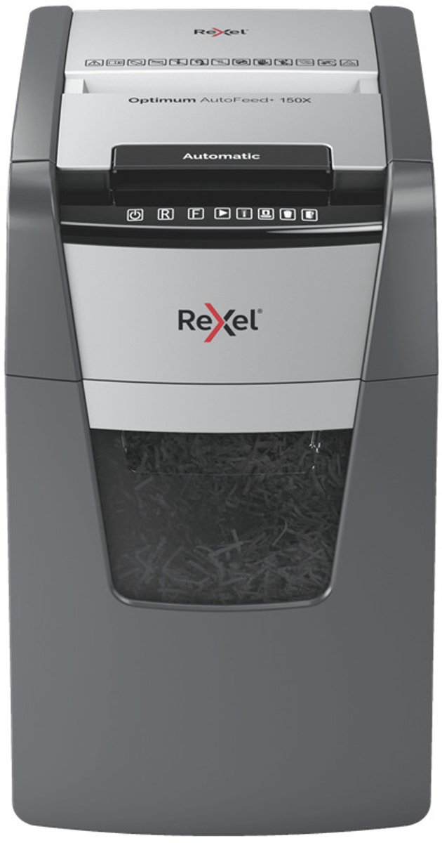 Rexel Optimum AutoFeed+ 150X Fluisterstille Papierversnipperaar