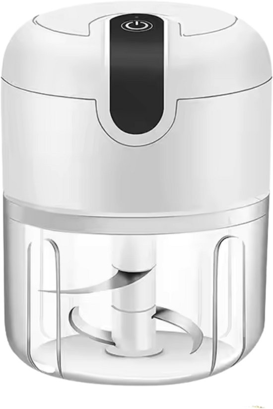 COCHO® Hakmolen elektrische - USB oplaadbal - Mini Portable Chopper - 250ml - Wit - Groentesijder