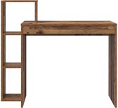 fevarbord Bücherregal Regal mit 4 Fächer, 30x30x106cm Würfelregal Standregal schmal für Schlafzimmer Wohnzimmer Büro, weiß