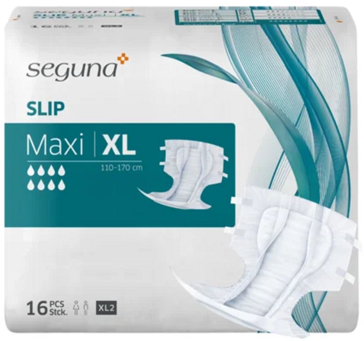 Seguna Slip Maxi XL - 1 paquet de 16 protections