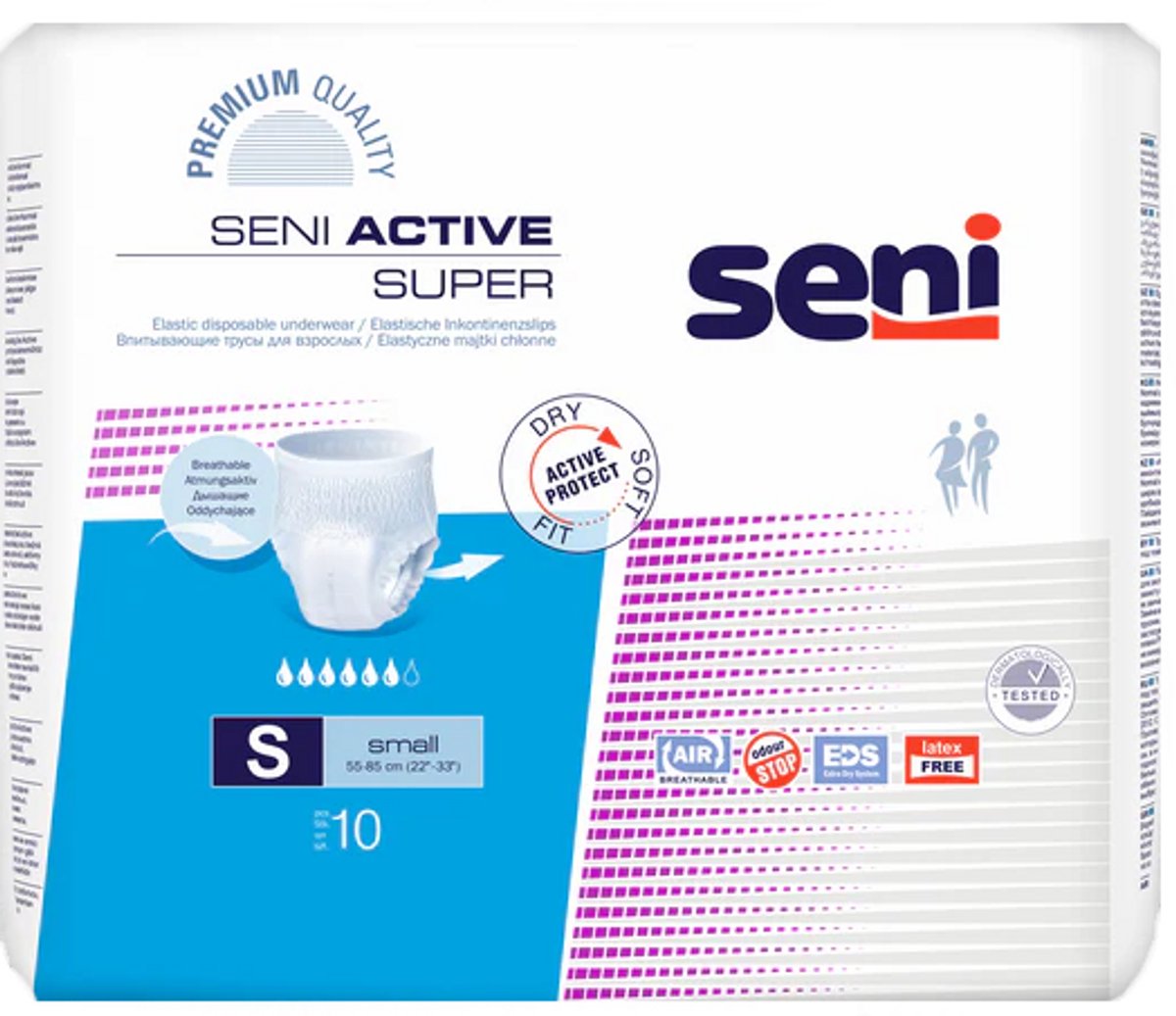 Seni Active Super Small - 1 pak van 10 stuks