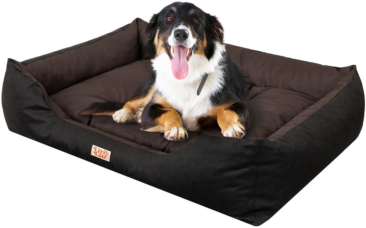 Lizzy & Lola – Hondenbed - Hondenmand - Toppy XXXL – 128 x 100 cm - Brown