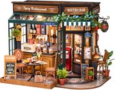 Robotime Rolife Tipsy Restaurant - DG167 - Rolife - DIY Miniature - Artisanat - Maison miniature