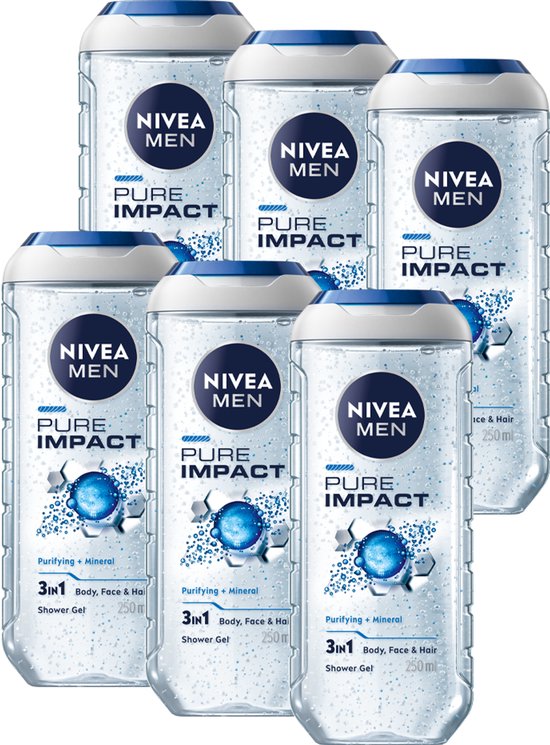 NIVEA MEN PURE IMPACT DOUCHE 250 ML