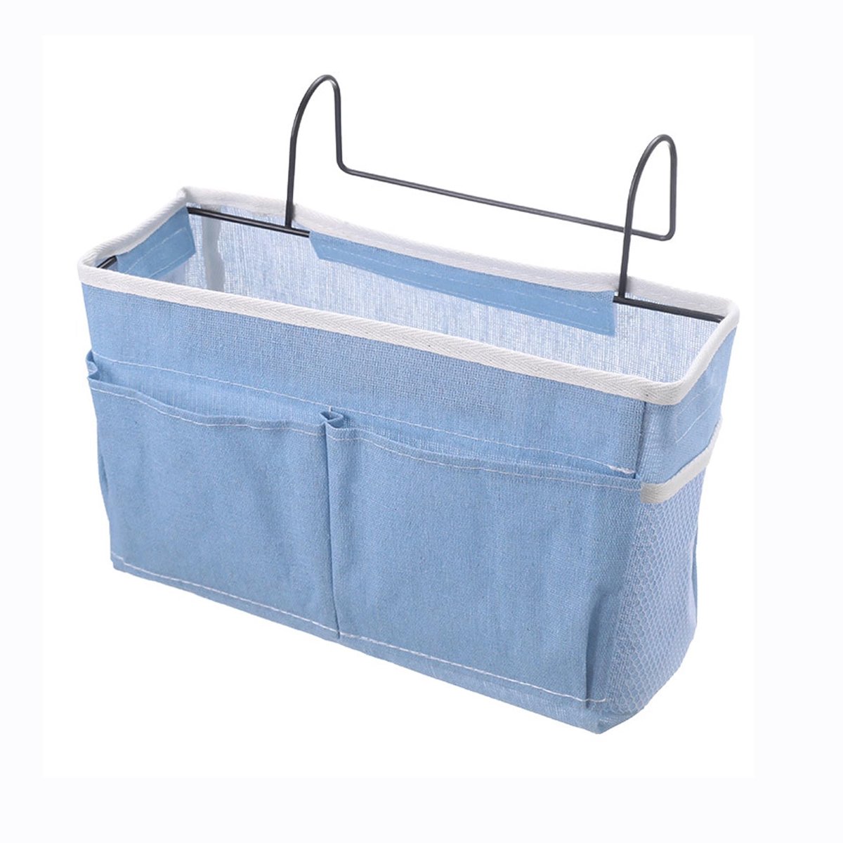 Ibenzoa® Multifunctionele Bedside Organizer met Ophanghaken voor Slaapkamer en Dormitorium Opslag