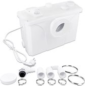 700W opvoerstation rioolpomp, sanitaire vuilwaterpompen met actieve kool, debiet tot 180 l/min, afvalwaterpomp voor huishoudelijk gebruik, rioolpomp voor toilet, douche, wastafel met koolstoffilter