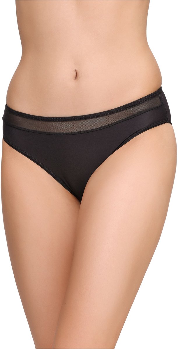 Bellivalini Dames Slip Onderbroek – Katoen – Zwart (2Pack) – S – BLV-DA-150-2P