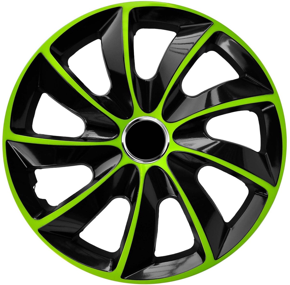 Universele wieldop 15'' NRM Stig Extra zwart-groen 1 stuk