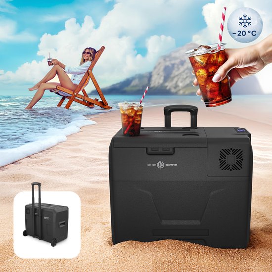 PEME Expedition Elektrische Koelbox, 39 liter, 12V, 220/230 Volt AC/DC, Aansluiting voor Auto en Camping, thermo-elektrisch Frigobox - Zwart van Merkloos — afbeelding 5