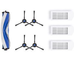 ECOVACS - DEEBOT N20 familie - Service Kit - Antibacterieel - 1x Anti-Verwarring Hoofdborstel 4x Zijborstels 3x Antibacteriële Filters