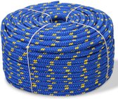 vidaXL - Boot - touw - 6 - mm - 100 - m - polypropyleen - blauw
