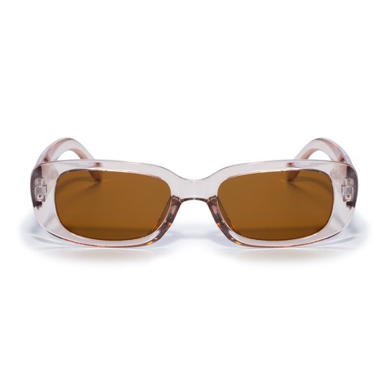 Freaky Glasses - Zonnebril classic model - Festival bril - Techno - Rave glasses - Heren - Dames - Transparant bruin van Freaky Glasses — afbeelding 3