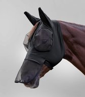 Waldhausen - Masque Puck mouches avec protection nasale - Zwart - Poney