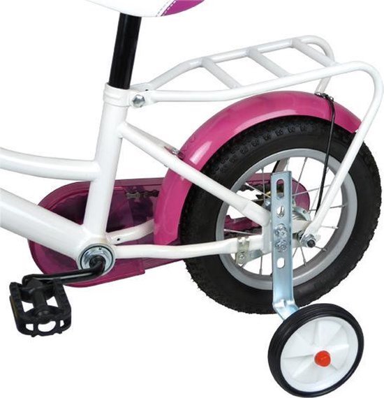 Tom - Zijwieltjesset 12 t/m 20 Inch - Kunststof - Wit / Zwart van TOM — afbeelding 3
