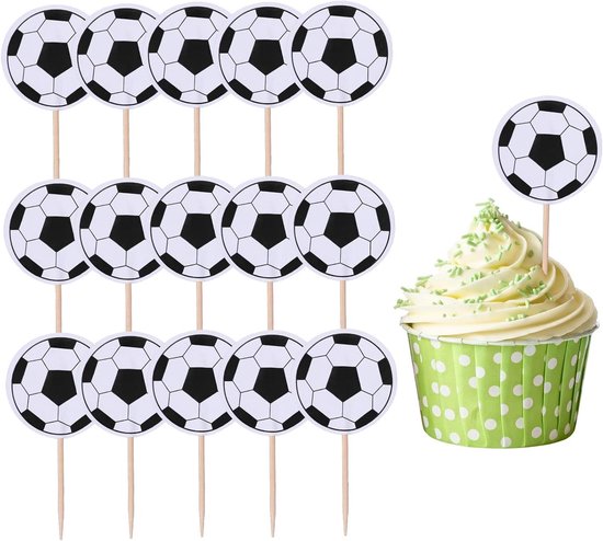 Inovra Plus - Set van 24 taartdecoraties voor doe-het-zelf verjaardagsfeest en
