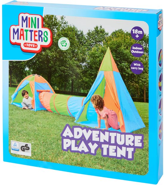 speeltent - binnen & buiten - 3 in 1 - speeltunnel - play tent