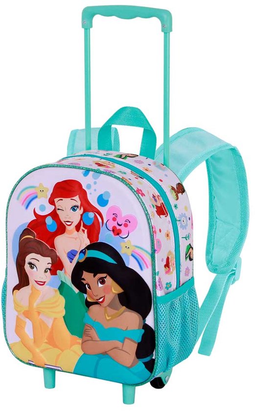 HTgroce Schooltas met wielen kindertrolley, rugzak, meisjes HTgroce Schooltas met wielen kindertrolley, rugzak, meisjes
