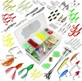 Fish-Xpro Predator Fish Lure Set 215 - Pièces - Leurres - Clignotants - Softbaits - Chevilles - Presse-étoupes - Plombs de pêche - Hameçons de pêche - Matériel de pêche - y compris Tacklebox.