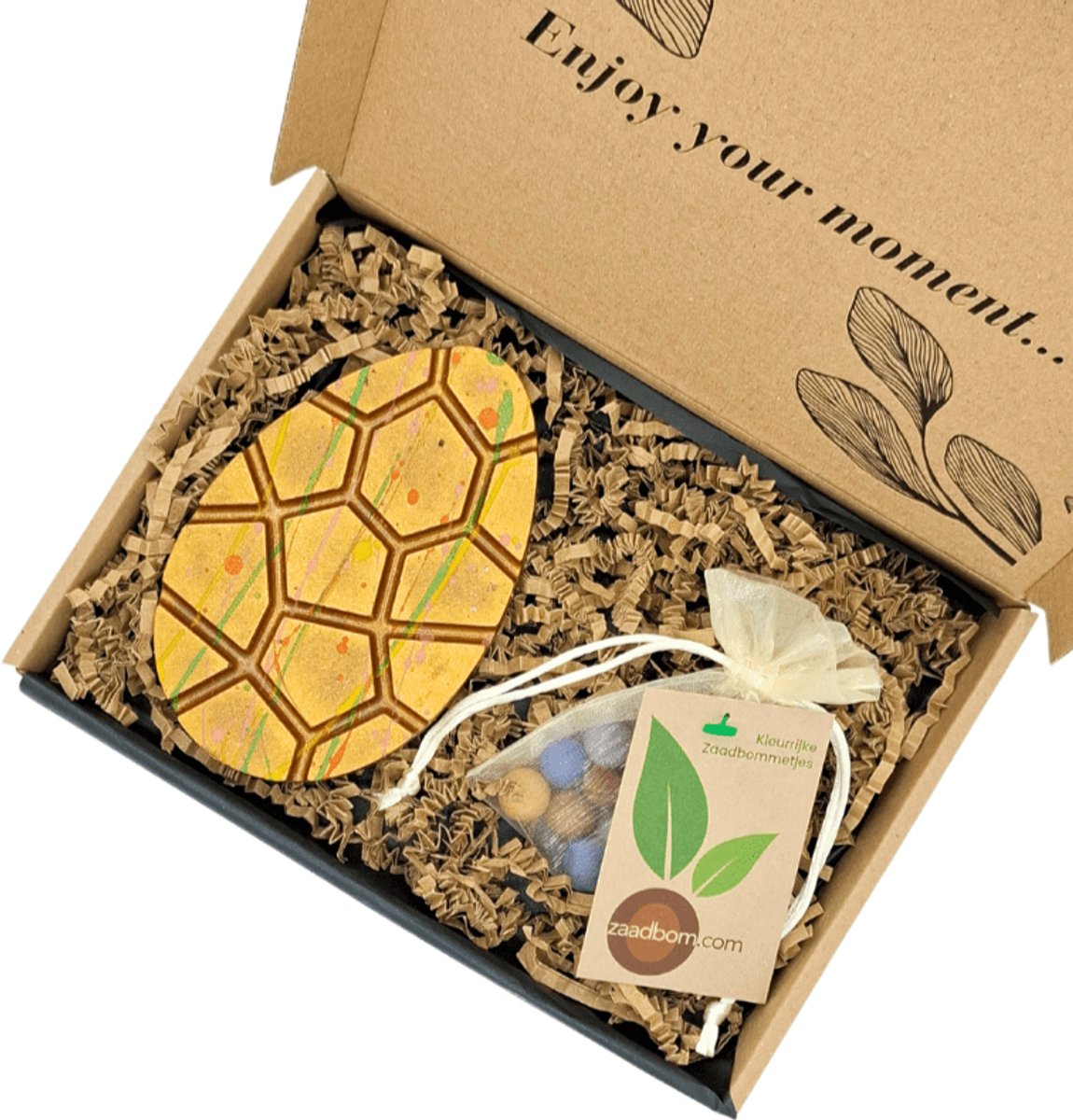 My-Moments.nl - Paasei & Kleurrijke Zaadbommetjes Box