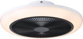 Bol.com EGLO Sayulita 1 Plafondlamp met ventilator - 46 cm - Instelbaar wit licht - DC-energy saving - Zwart/Wit - Dimbaar - 3 S... aanbieding