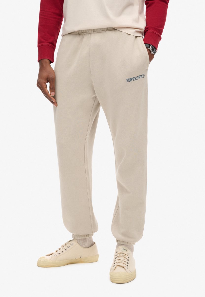 Superdry Joggingbroek met klein logo Heren Broeken Grijs