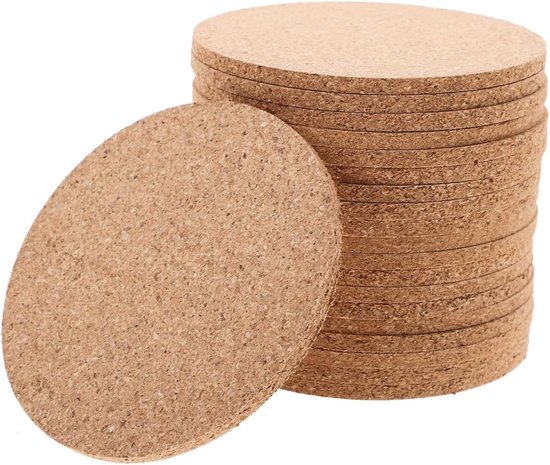 36 Stuks Zelfklevende Kurk Onderzetters Vierkante Kurk Matten Kurk Backing Sheets Voor Onderzetters Diy Crafts Supplies