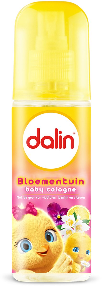 Dalin Baby Cologne 150ml Frisse en Zachte Geur voor de Gevoelige Babyhuid - Bloementuin