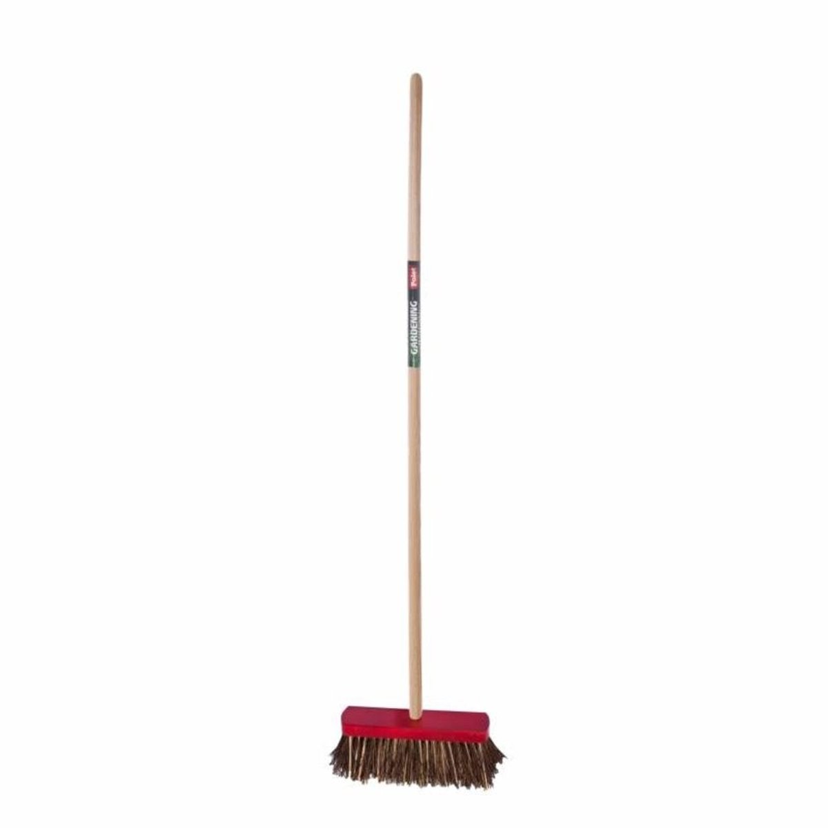 Merto straatveger bassini rood 30cm met steel 120cm