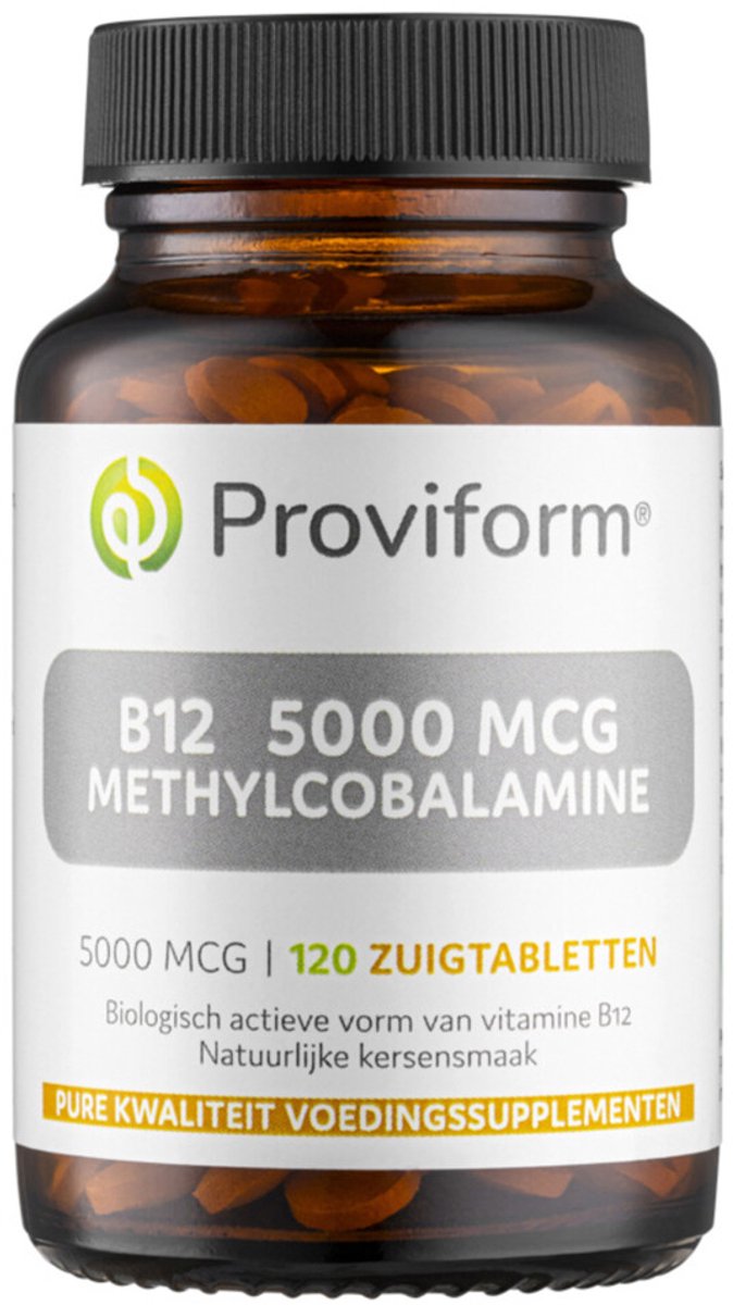 Proviform Vitamine B12 5000mcg Methylcobalamine - 120 tabletten