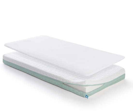 AeroSleep® EvoDuo 2-in-1 matraspakket: Babymatras + 3D matrasbeschermer - 120 x 60 cm