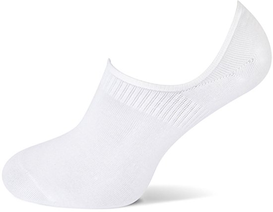 Basset Bamboe - Chaussons unisexes - Lot de 4 - Wit - Taille 39/42