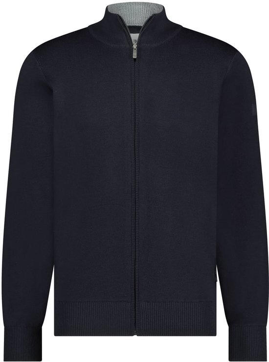 Gilet State Of Art en laine Blend bleu marine - Taille 3XL - Homme