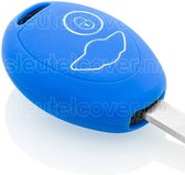Mini SleutelCover - Blauw / Silicone sleutelhoesje / beschermhoesje autosleutel