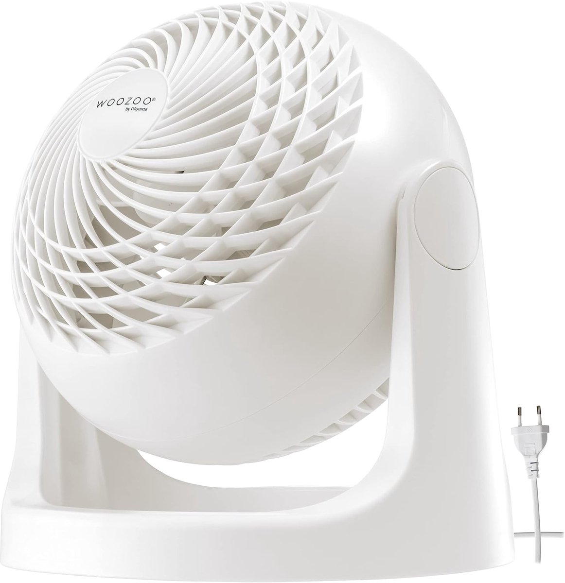 Compacte Tafelventilator 23m² - Stil, Krachtig en Draagbaar met 3 Snelheden